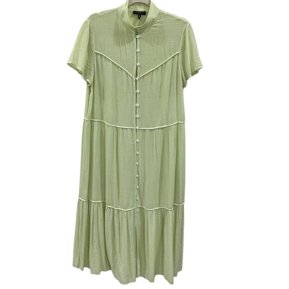 Rag & Bone Libby Tiered Seam Crinkle Dress - Picture 7 of 7